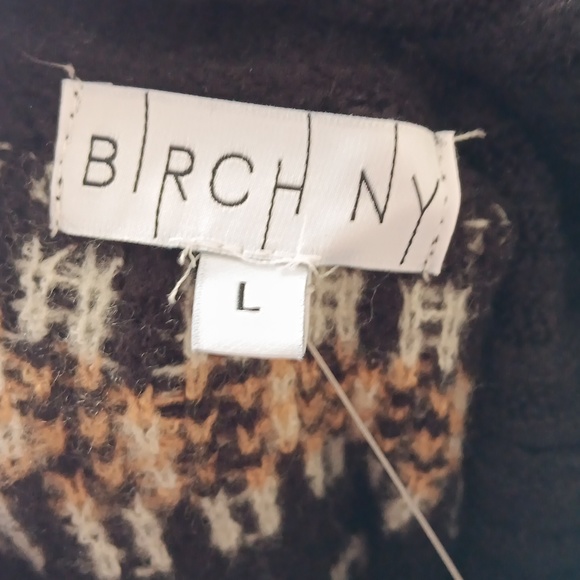 BIRCH NY sweater sz large cowl neck sift NWTs - Picture 11 of 12